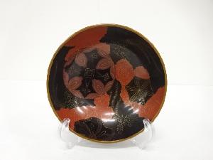 漆塗り　七宝　菓子器（無地箱付）